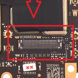 2Pcs FPC Contact Flex Cable Jack Plug Connector For Motorola Moto Edge Plus XT2061 XT2061-3 On Main Board Motherboard 48 Pin