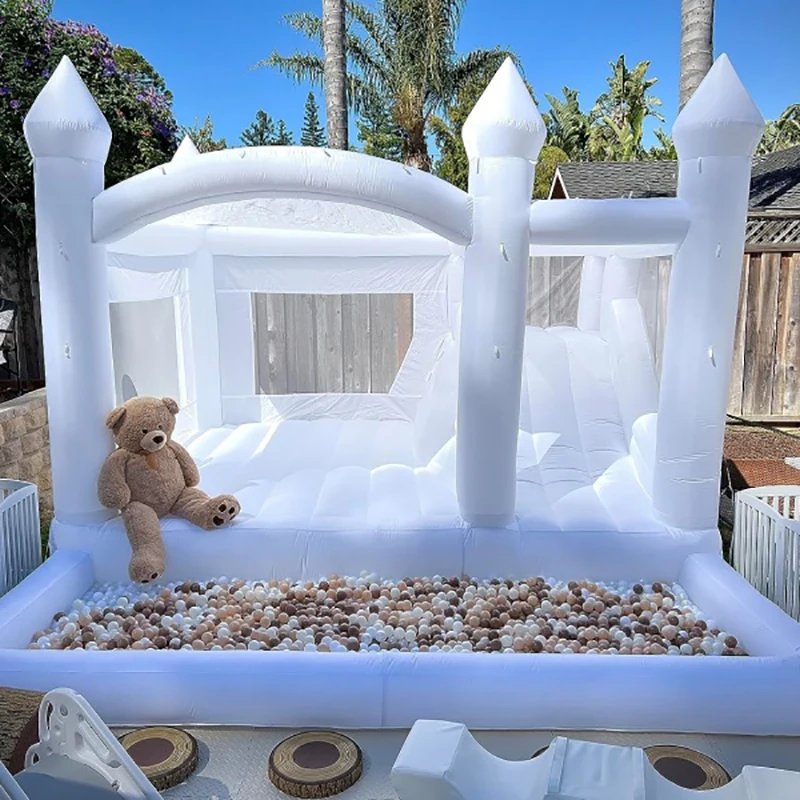 Inflatable Games And Slides 4.5M Jumping Castles For Kids Bounce House Bouncy Castle Babies Children Birthday Parties Outdoor