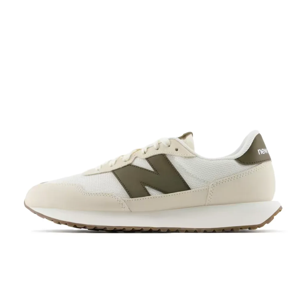 New Balance NB237 Unisex Low-Top Casual Shoes – Off-White, Non-Slip Outsole, Fashionable Design & Comfortable MS237WM