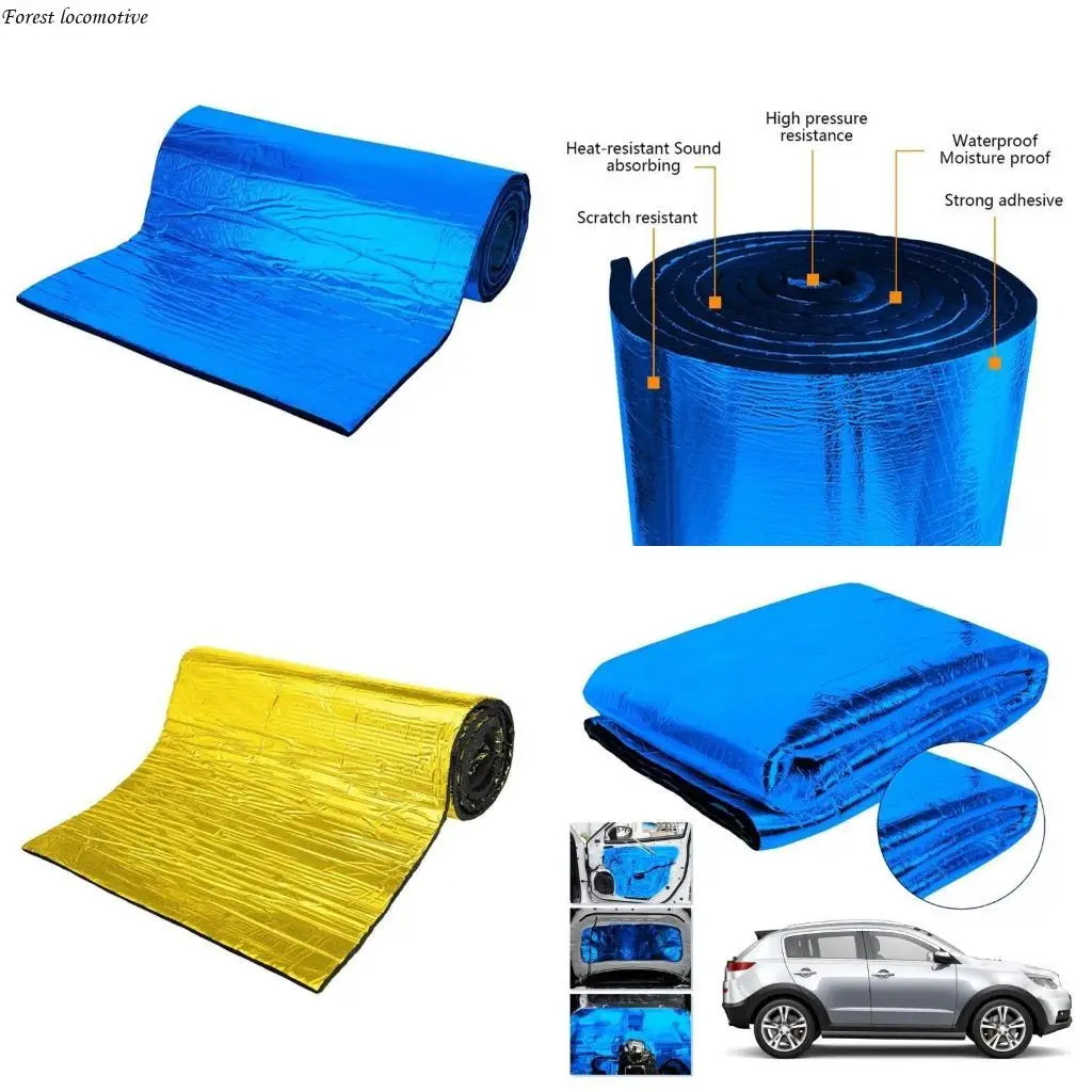 

20''x79 Deading Deading Mat 197mil (5 мм) для автомобильного звукового оборудования коврика Звука Deadener Теплоизоляция 32