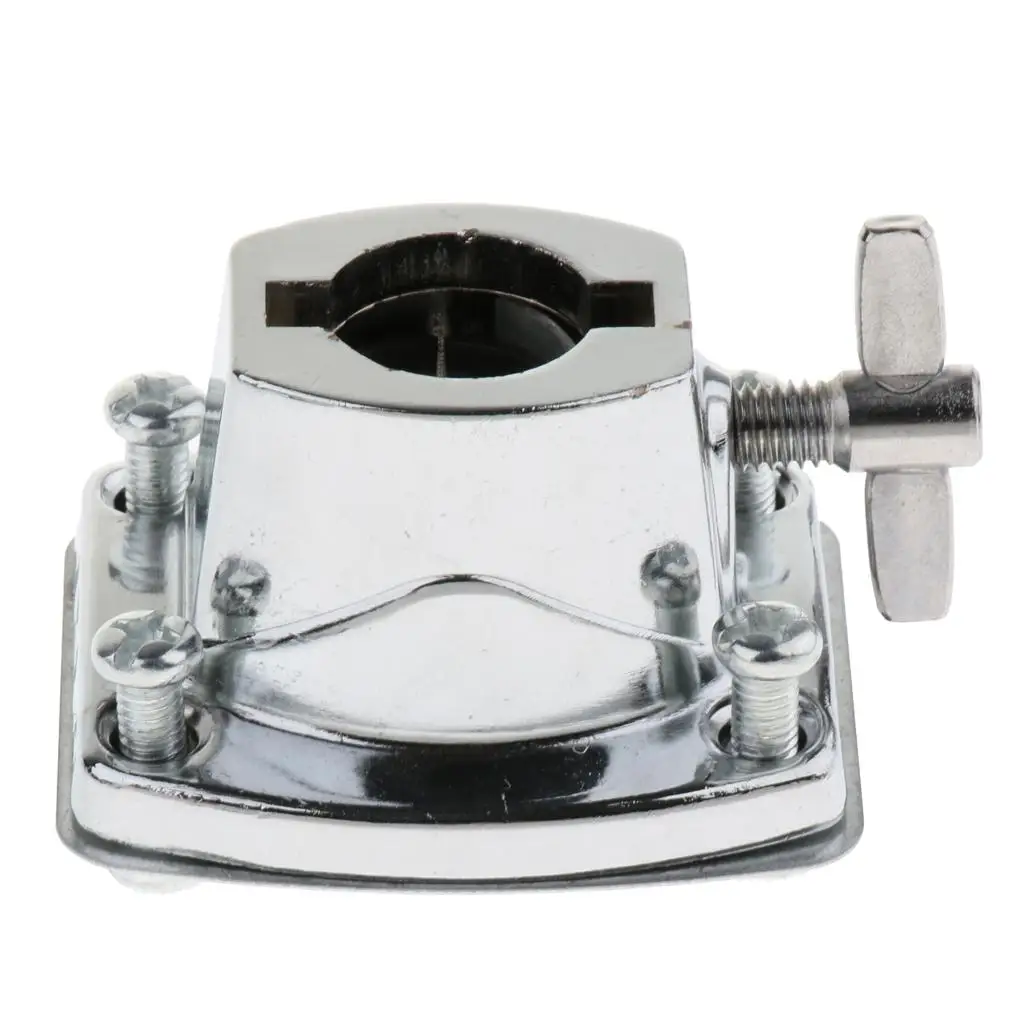 Zinc Alloy Bass Drum Mount Bracket Chrome Floor Drum Leg Bracket for Percussion Instrument Accessories