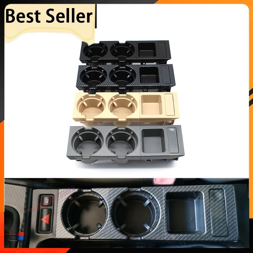 For BMW 3 Series E46 1998-2006 323i 318i 320i 51168217953 Car Front Center Console Drink Water Cup Holder Storage Tray Box