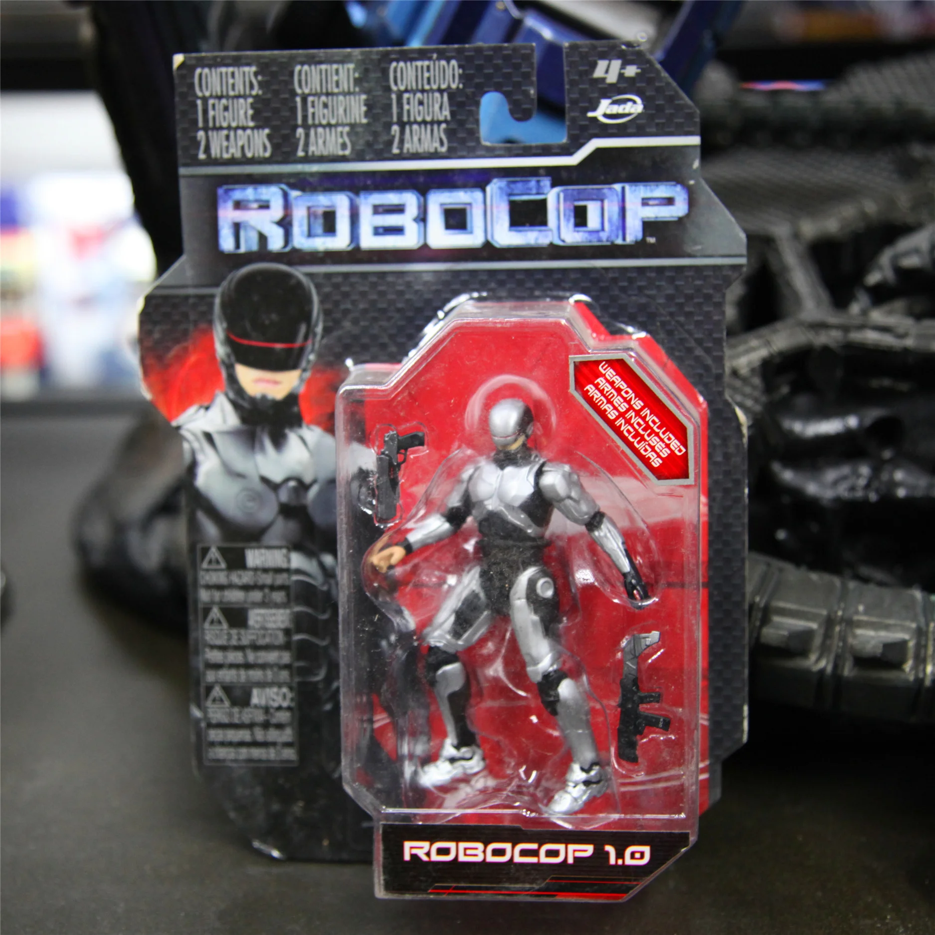 

JADA Authentic RoboCop Action Figure - New Movie Version, 3.75-Inch Articulated Doll, Brand New Boxed