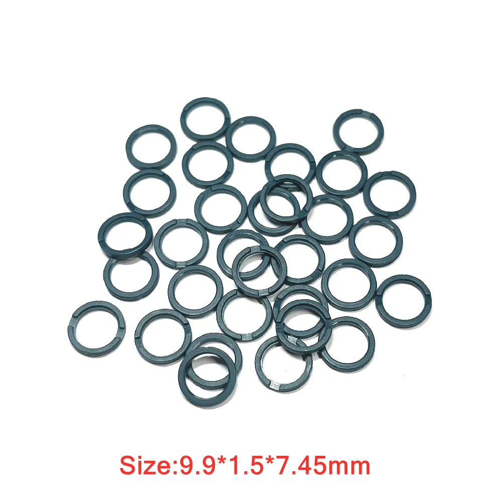 100pcs/set  Auto Parts Fuel Injector Retainer Plastic Washer Seals  9.9*1.5*7.45mm (AY-P3001)