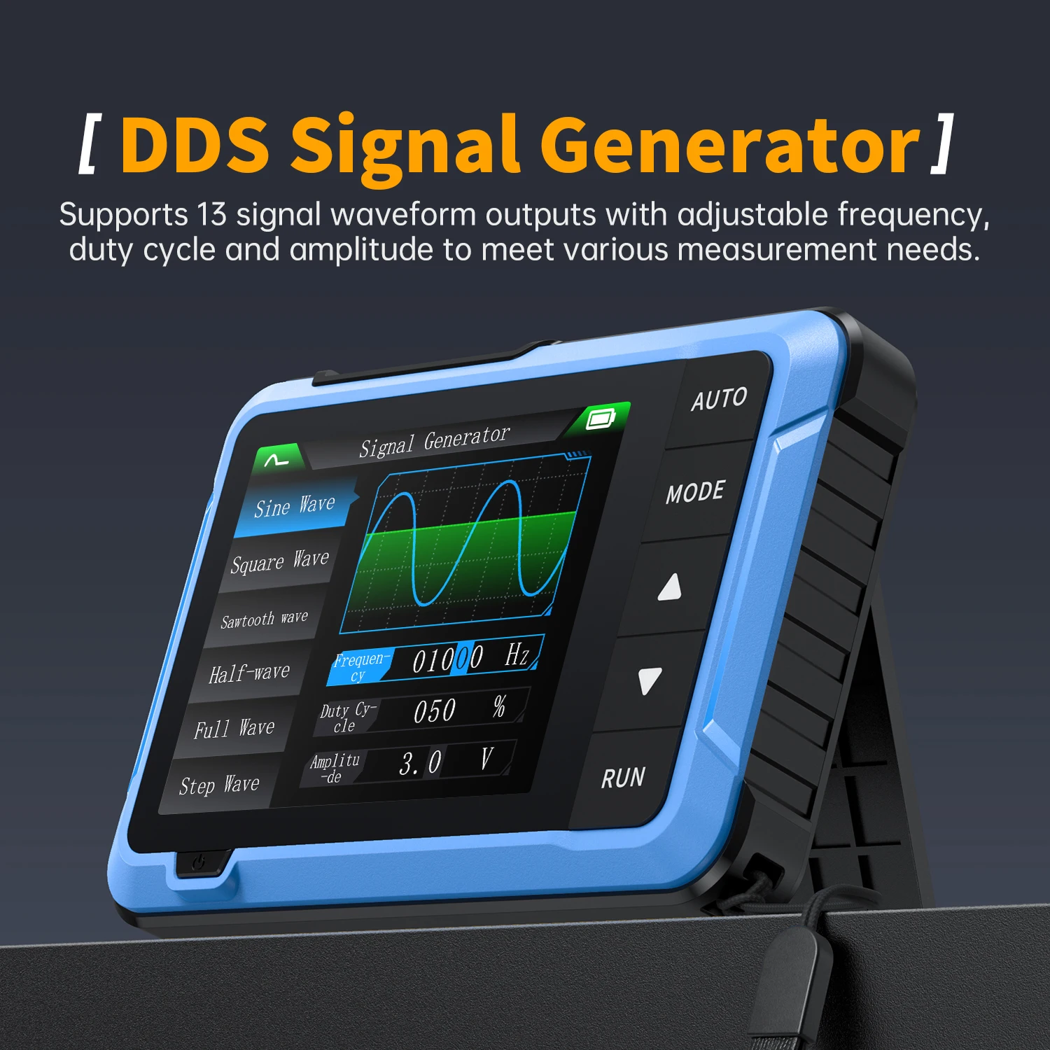 DSO-510 2-in-1 Handheld Oscilloscope Signal Generator Single Channel 10 MHz Bandwidth 48 MSa/s Sample Rate 1KHZ Calibrated