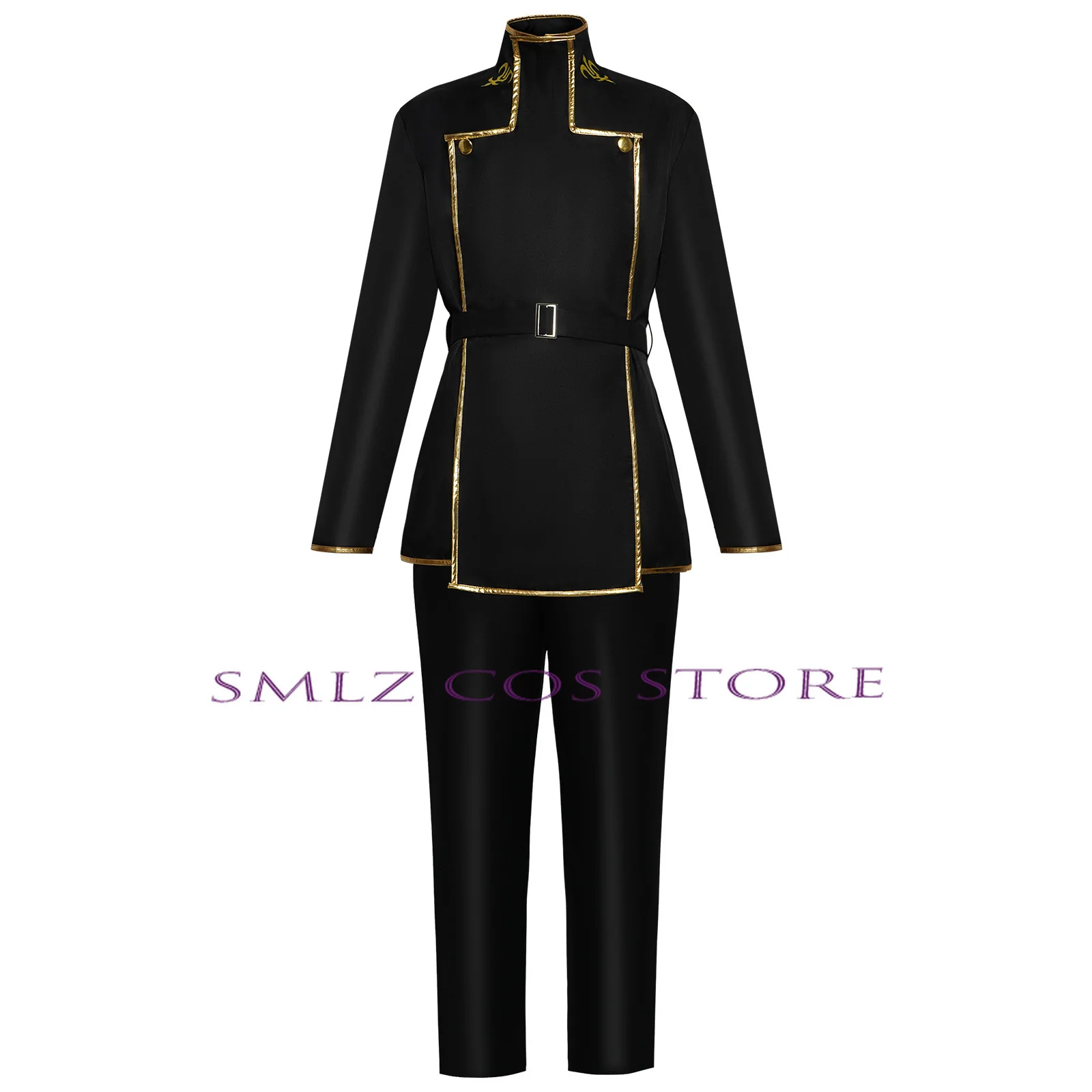 Anime Code Geass Lelouch Cosplay of the Rebellion Men, Black Knights, Watts L Uniform Wig Set, Halloween Party ZERO Outfit