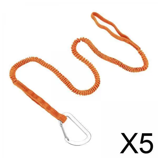 

Boat Paddle Tether Elastic Bungee Keeper Cord for Kayak Accessories Canoe Rowing Water Sports