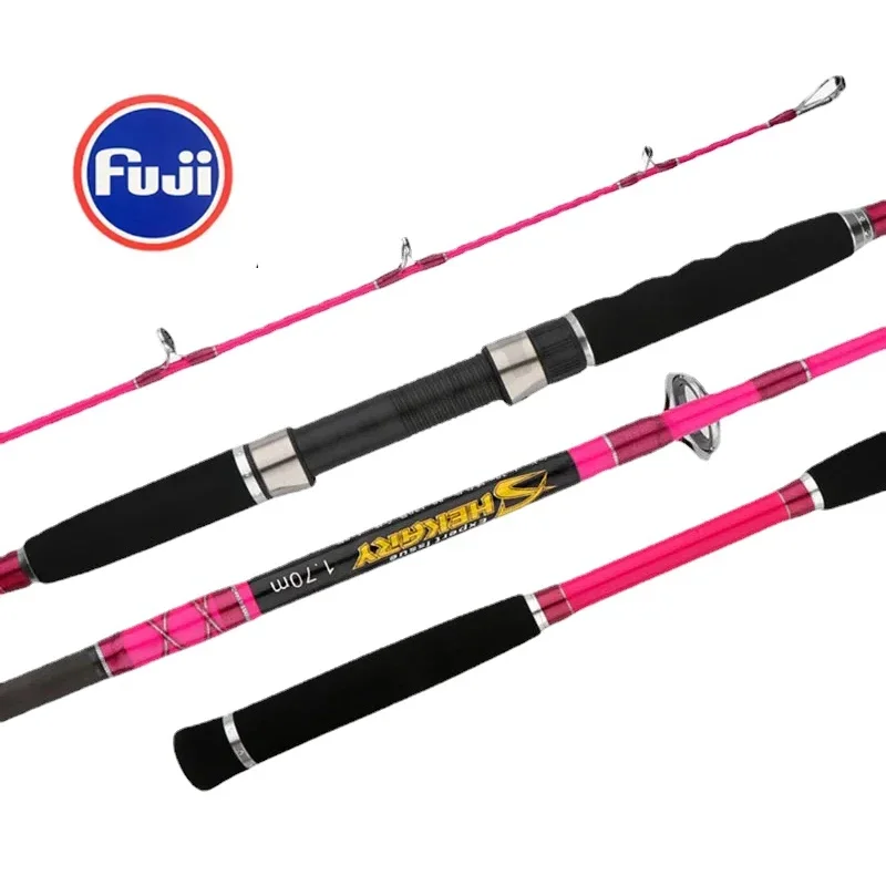 

Superhard Slow Jigging Rod 1.7M PE 4-8 Lure Weight 80-120G 13kgs Max Fishing Shipping Boat Rod Ocean Deep Sea Fishing Rod