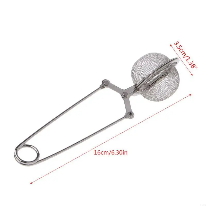 

KXRA Mesh Strainer Ball Loose Leaf Tea Infuser Stainless Steel Secure Locking