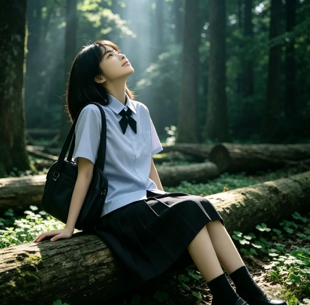 Women's College Style JK School Uniform Shirt,Short‑Sleeve Student Graduation Class Outfit for Daily Work Campus Casual Wear