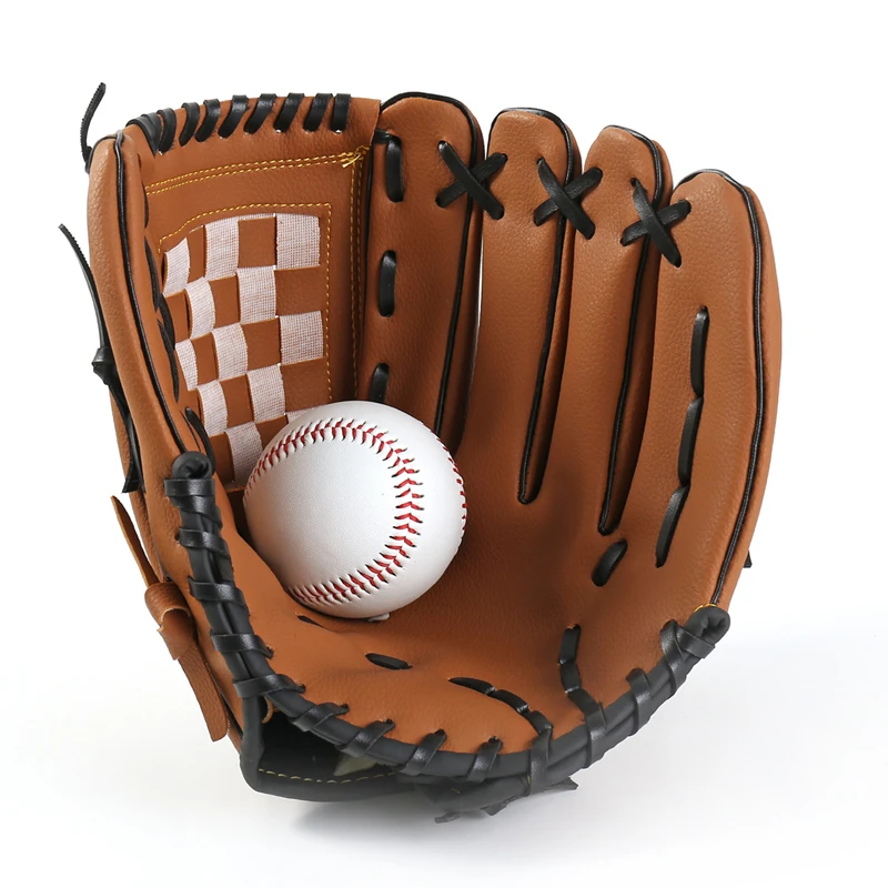 

Outdoor Sports Two Colors Baseball Glove Softball Practice Equipment Size 9.5/10.5/11.5/12.5 Left Hand For Adult Man Woman Train