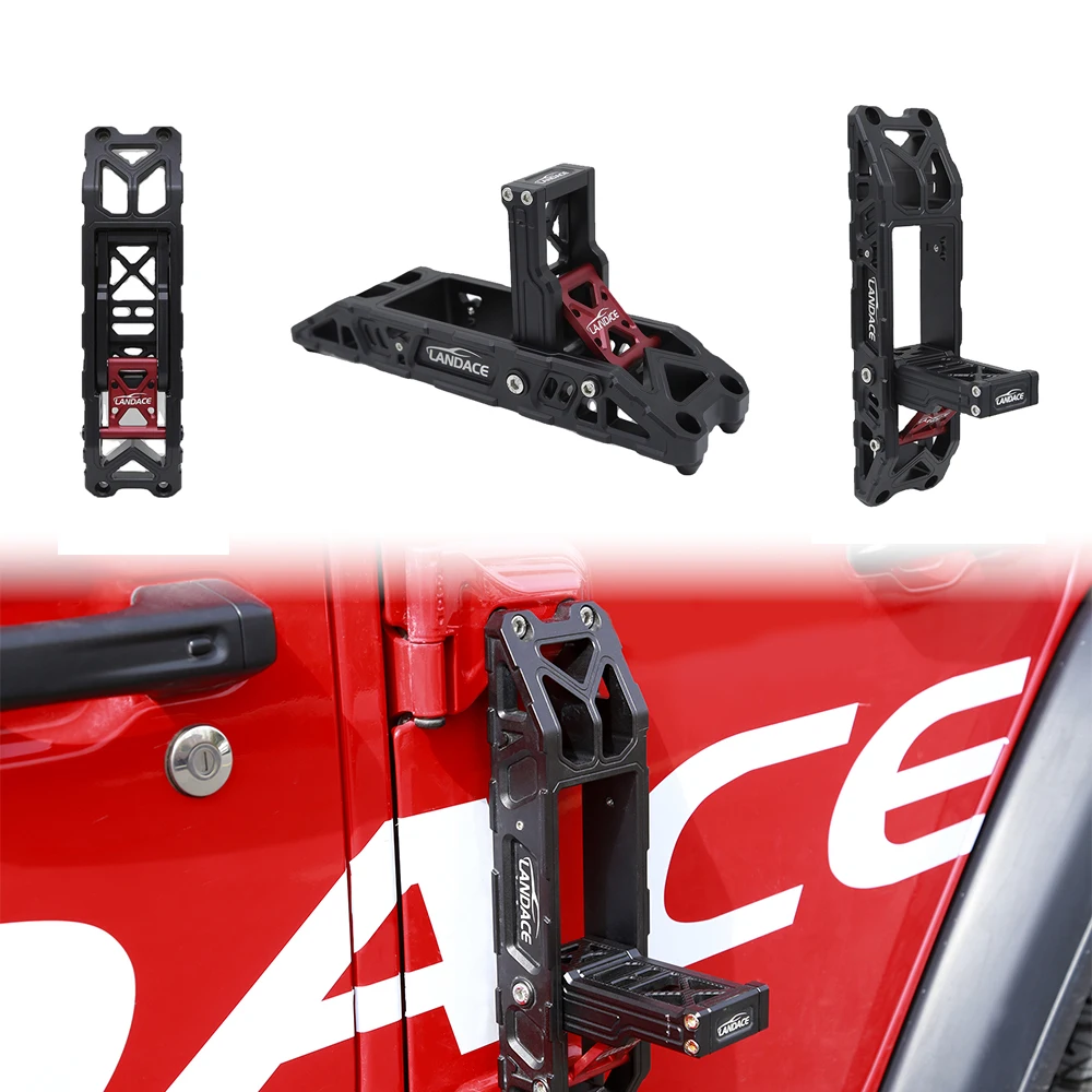 

Off Road 4x4 Accessories Wrangler JL Foldable Door Hinge Car Side Step Foot Pedal for Je