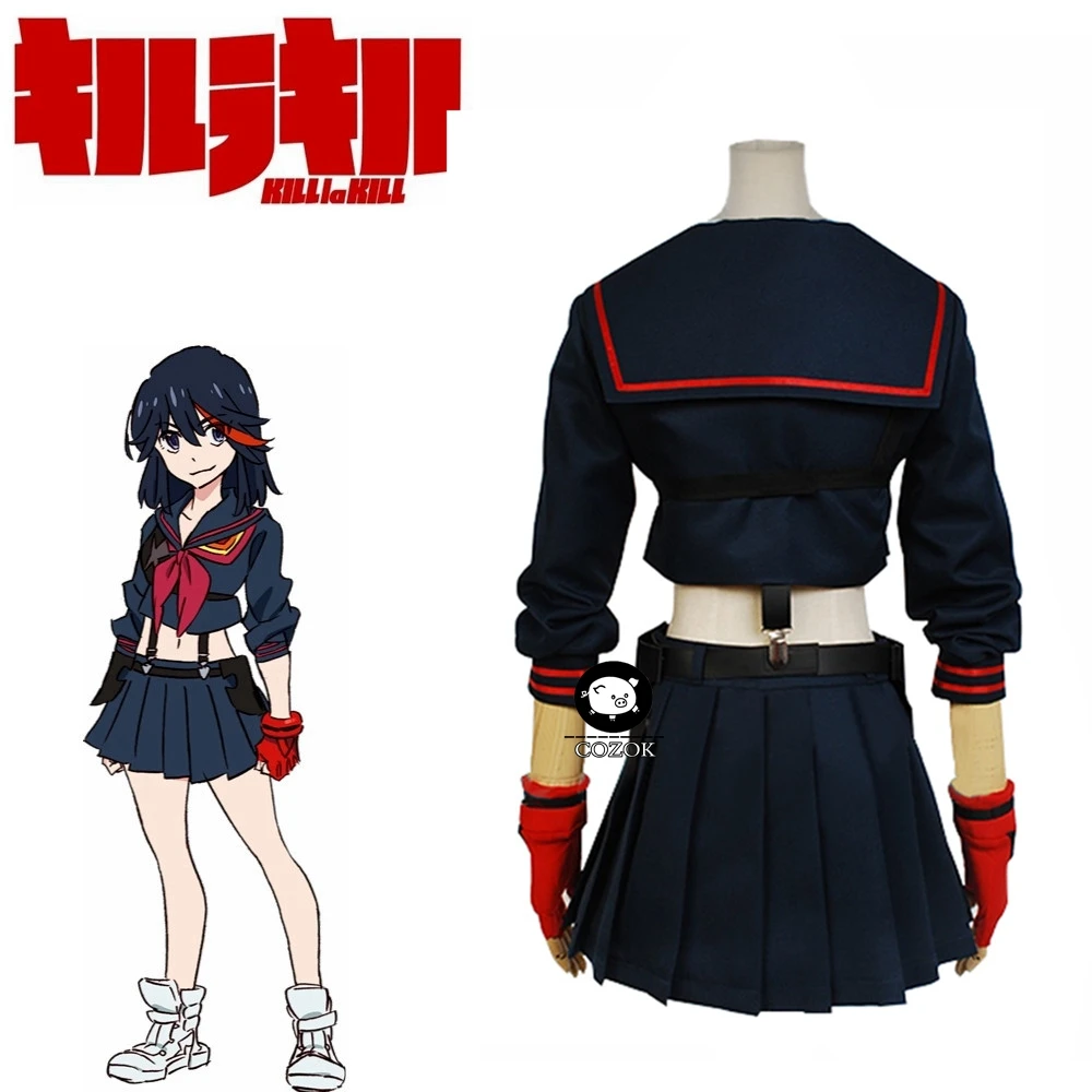 KILL la KILL Ryuko Matoi Matoi Ryuuko Cosplay Costumes Japanese Anime Party Halloween Costume For Women Girls Dress Custom Made