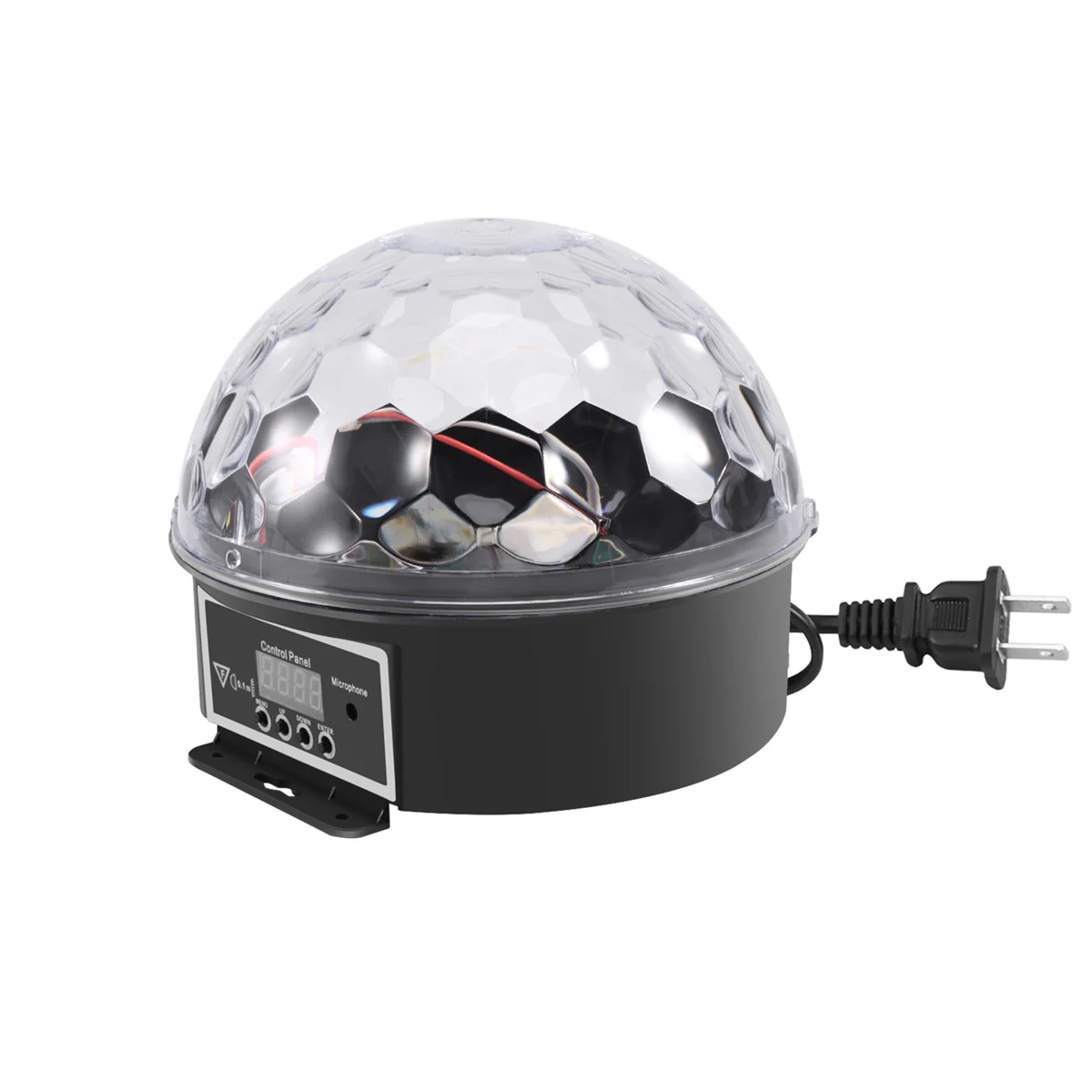 LED RGB Crystal Magic Ball Effect Light DMX Disco Dj Stage Light for KTV Club Pub Bar Wedding Show Voice-activated