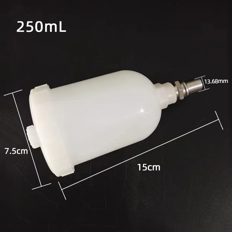 

Spray gun pot for German Sata spray gun 250ml 4400-120 model small repair pneumatic white plastic paint pot