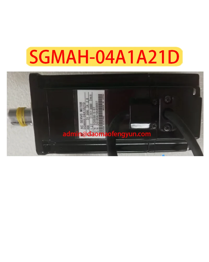 

SGMAH-04A1A21D Brand new servo motor SGMAH 04A1A21D，Fast shipping