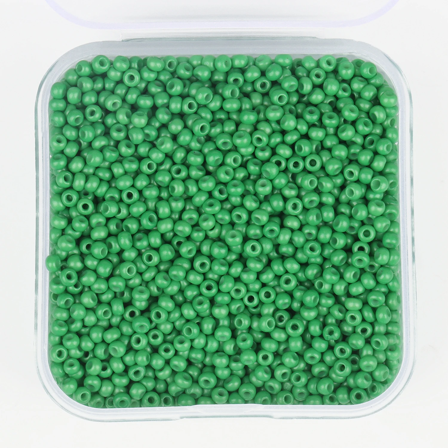 Colore verde 2mm perline di vetro ceco perline in scatola accessori per gioielli che fanno braccialetto fai da te fornitore di materiale 4000