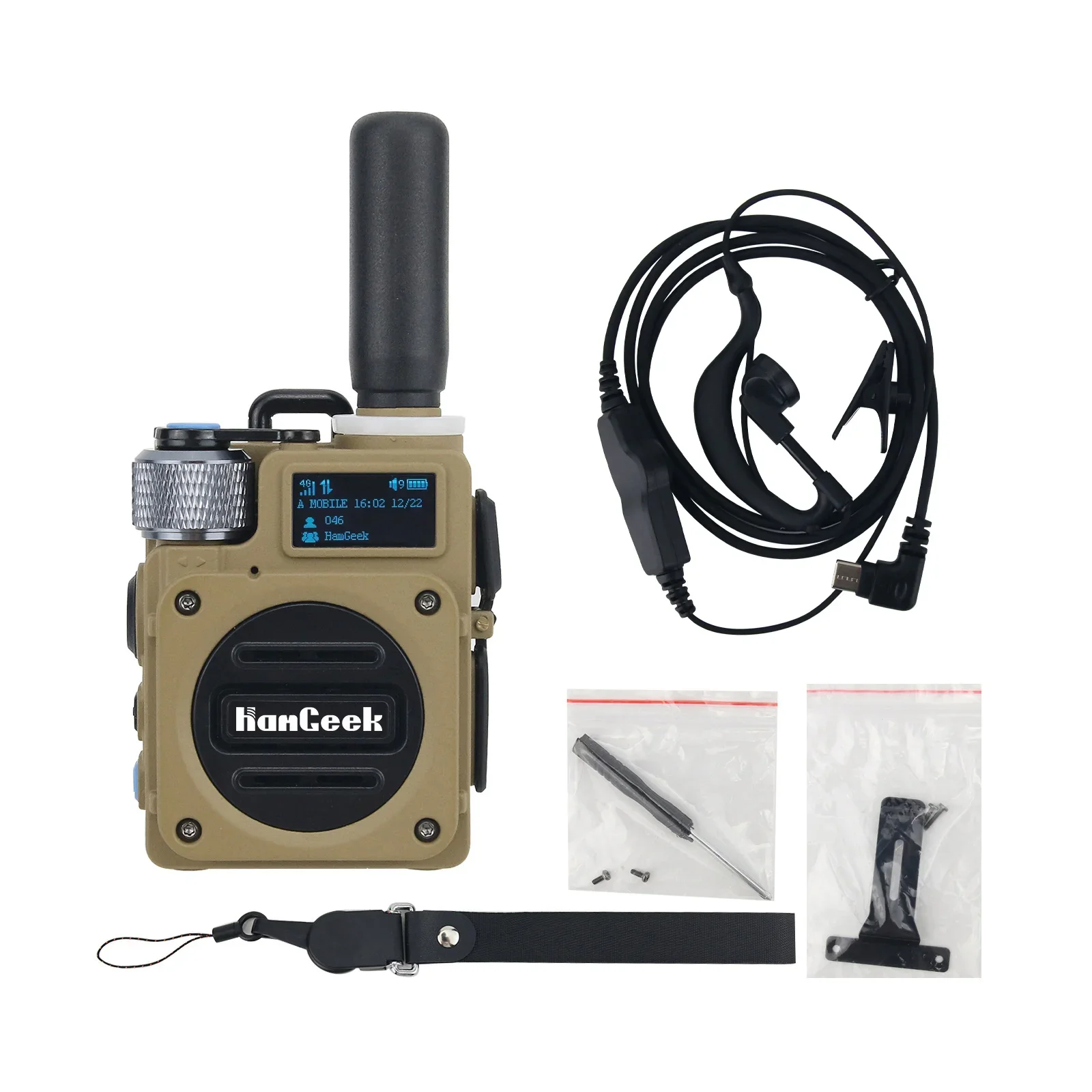 2026 HamGeek Mini HG600 10W 5000KM 4G POC Radio Mini Walkie Talkie Handheld Transceiver for Road Trips