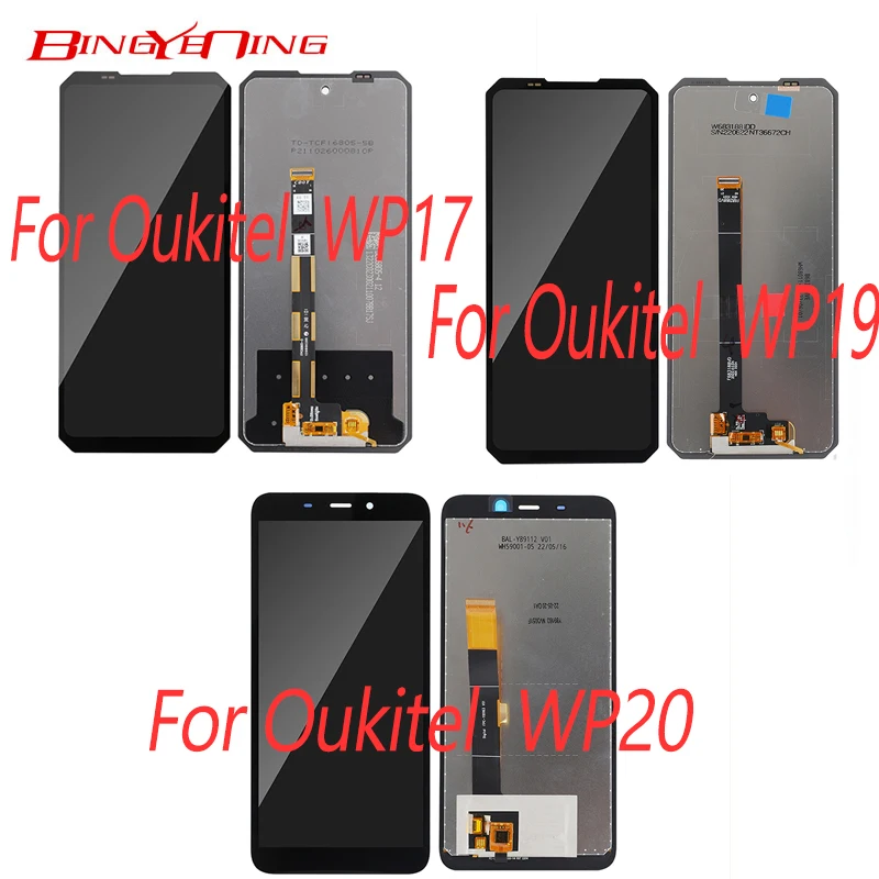 New Original For OUKITEL WP17 WP19 WP19 Pro LCD Display Touch Screen Digitizer Assembly For OUKITEL WP20 WP20 Pro WP32 Phone