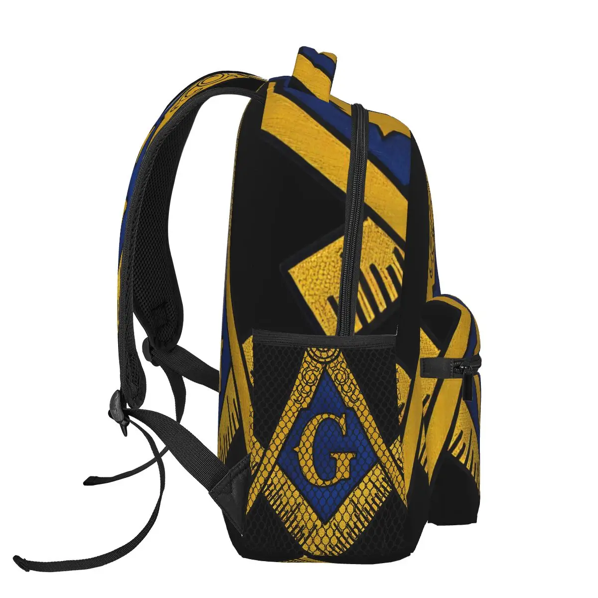 Unisex Freemasonry Casual Mochila, Estudantes, Lazer, Viagem, Computador