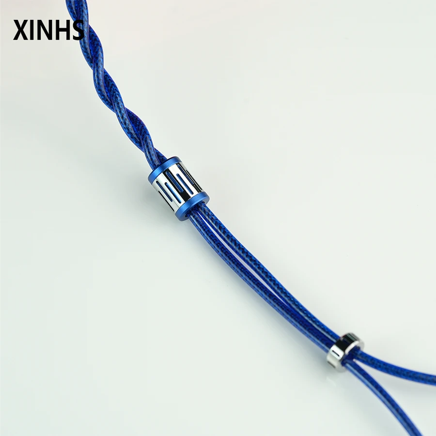 XINHS XH122 | 2-adriges Hi-Res HiFi-Upgrade-Kabel | Koaxial Dual-Layer Shielded 7NOCC – Detail 6