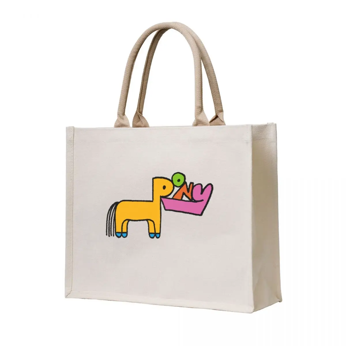 

Pony Rex Orange County Tote Bag Women's bag Cloth bag tote bags aesthetic Canvas