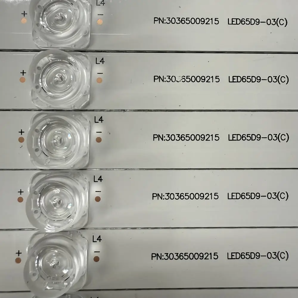 16pcs/Set LED Strip Set For TV Haier LE65K6500U LED65D9-03 04 LT-65MA875A 65CE3820D 65CE3211D