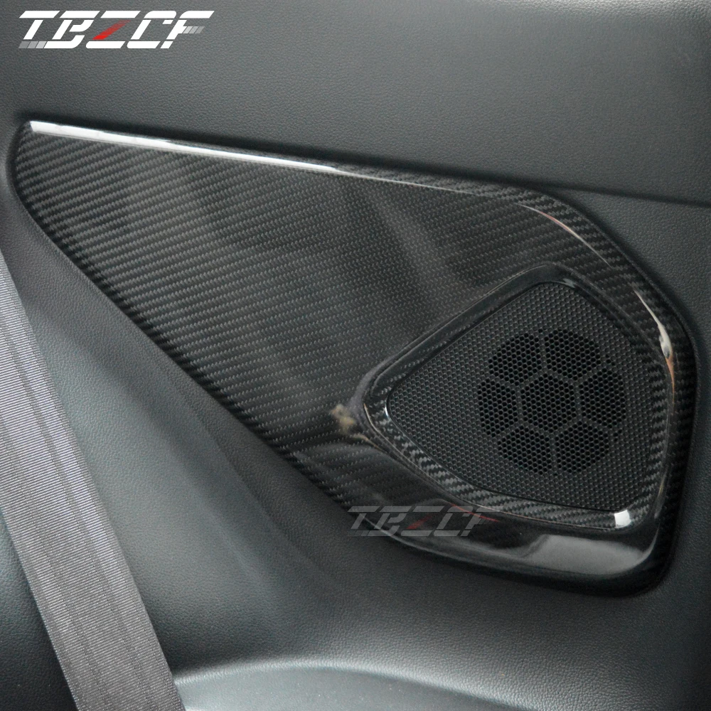 Suitable For 2022+ Toyota GR86 Subaru BRZ Dry Carbon Fiber Horn Panel Decoration ZD8 ZN8 carbon fiber trim cover accessories