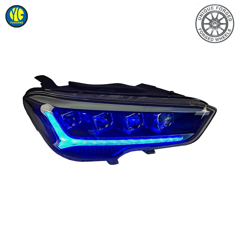 26 Style For Hyundai IX35 Tucson 2018 2020 Accessories LED Head Lights Headlights Front Lmap Upgrade 4 Lens Demon LED Headlamps