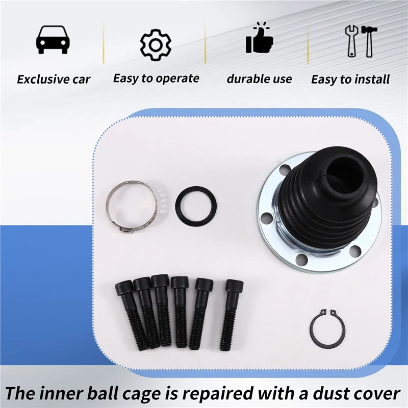 

Hot Selling-1K0498201A Inner And Outer CV Joint Repair Kit Set For VW Golf Passat CC A3 Q3 Skoda Octavia Seat Leon 1K049820
