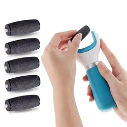 5pcs/Lot Replacement Roller Heads for Velvet Dead Skin Callus Remover Foot Care Tool Smooth Electric Foot File Pedicure Machine