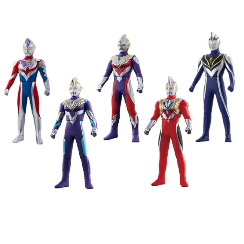 23cm bandai tiga zero ultra sete anime figuras figura de ação modelo colecionável col brinquedo ambientalmente amigável borracha macia
