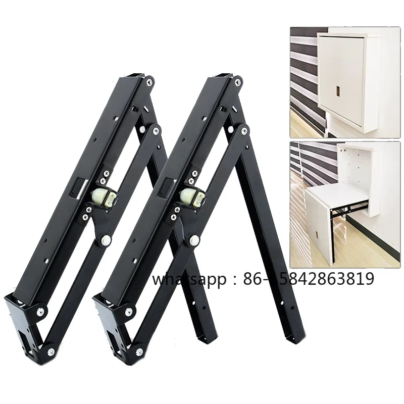 Household Hidden Living Room Cold-rolled Steel Wall-mounted Folding Stool Embedded Shoe-changing Stool Hardware Accessories
