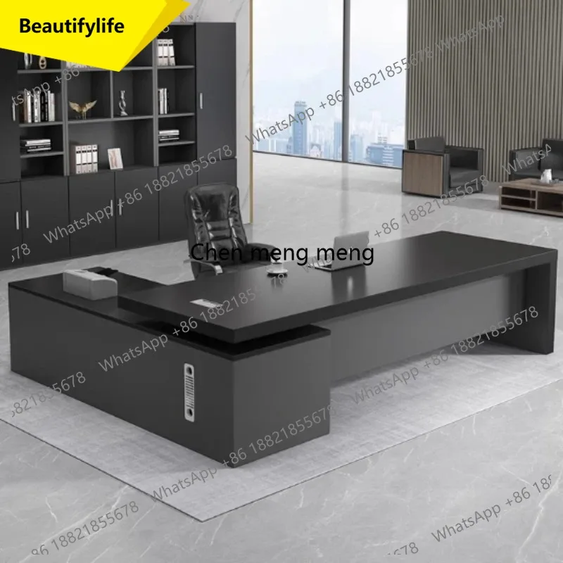 

Органайзер X188 для рабочего стола, угловой L-образный компьютерный стол, роскошный современный офисный стол для дома и офиса