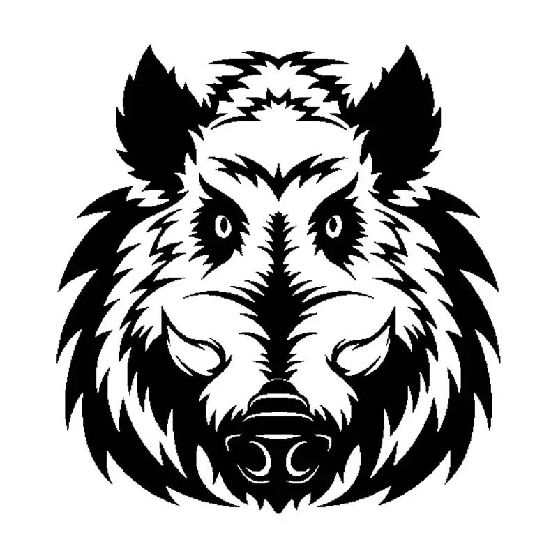 

Car Sticker Furious Personality of Wild Boar PVC Accessories Products Stickers on Motorcycle Car Stylish Accessories