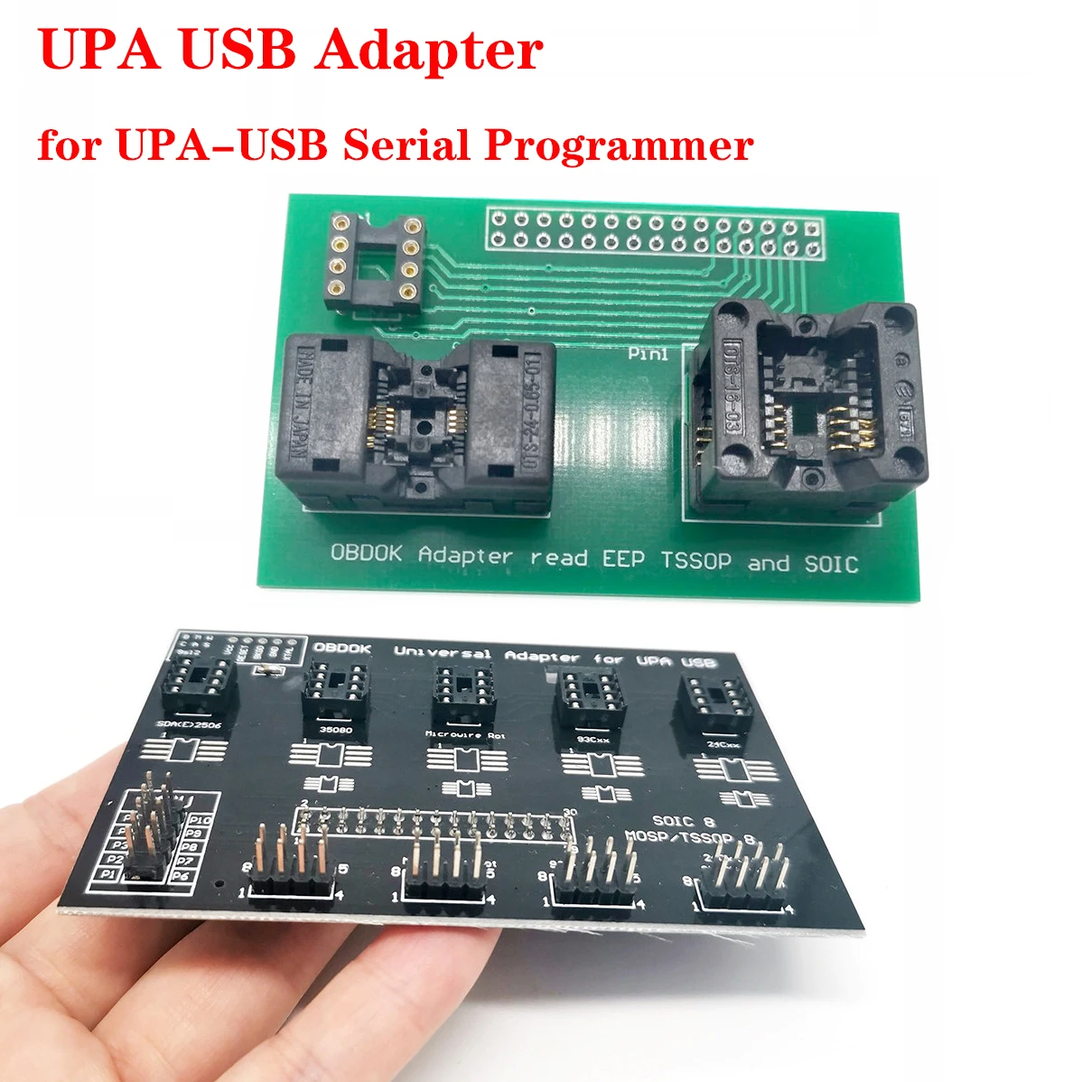 

UPA USB Programmer ECU Chip Tunning Tools UPA-USB Serial Programmer Universal Eeprom Adapter Read EEP TSSOP SOIC Work with UUSP4