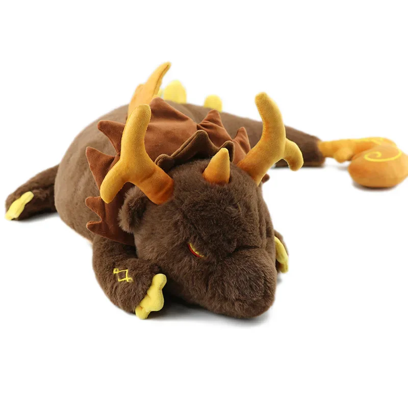 67cm Genshin Impact Plush Toy Game Zhong Li Morax Dragon Toy Soft Stuffed Plushie Doll Pillow Home Decor Children Christmas Gift