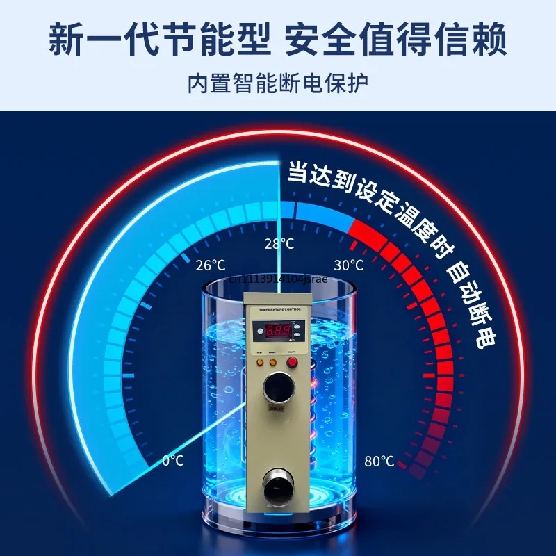 Electric Swimming Pool Thermostat Heater Constant Temperature Heater for Fish Pond Hot Spring Massage Bathtub