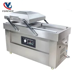 400 Type Sealer Vacuum Food Automatic Double Chamber Flat Vaccum Packer Saver Bags Kichen Commercial Packaging Machine
