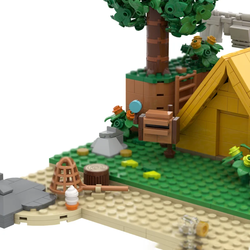 Modulare Stadt Gebäude Modell Moc Gebäude Ziegel Modulare Dorfzelt Modell Technologie Blöcke Weihnachten DIY Spielzeug Bau Geschenk