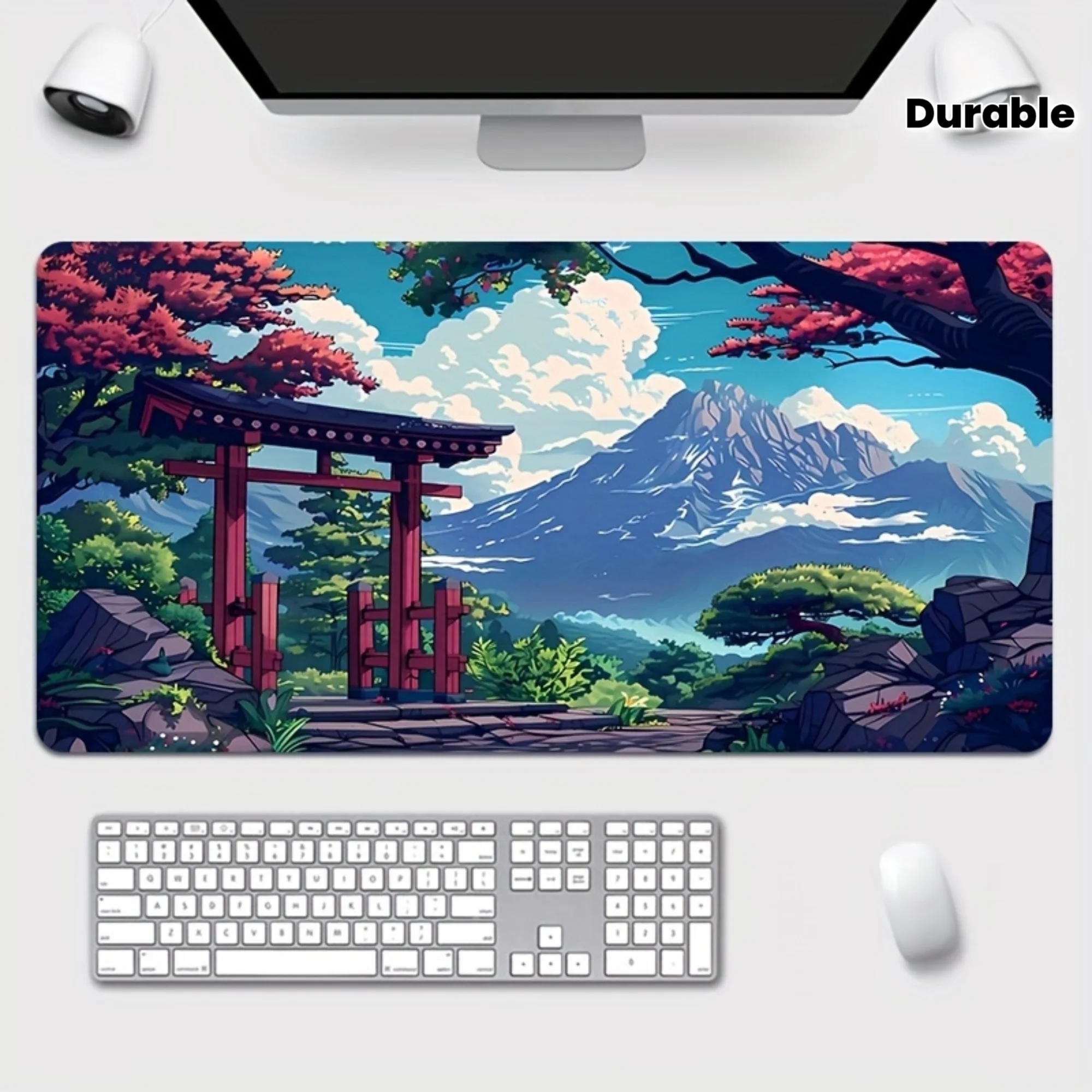 

Anime Landscape Pattern XXL Gaming Mouse Pad,Keyboard Laptop Non-slip Rubber Desk Mat,Large Decorative Mat, Computer Accessories