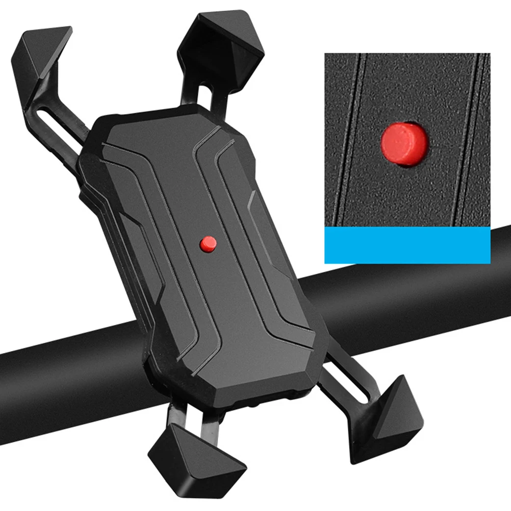 

360 Degree Phone Holder Durable Material Closely Clamp 357 Inch Adjustable Support Electric Motorcycle