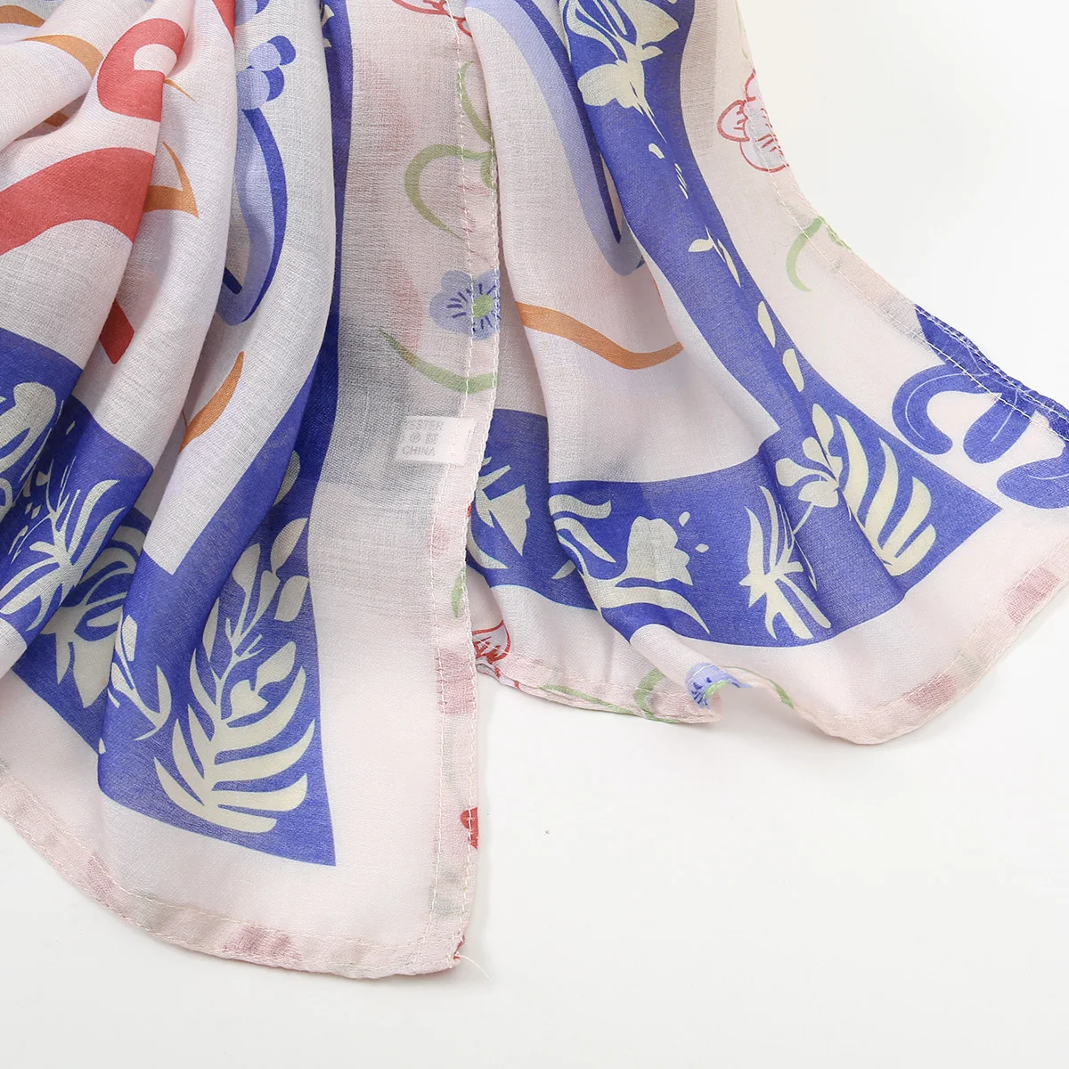 Chal de Modal de lino y algodón con estampado de acuarela, Hijabs, nuevo diseño, pañuelo musulmán de Malasia, cubierta para la cabeza islámica, bufanda de algodón para mujer