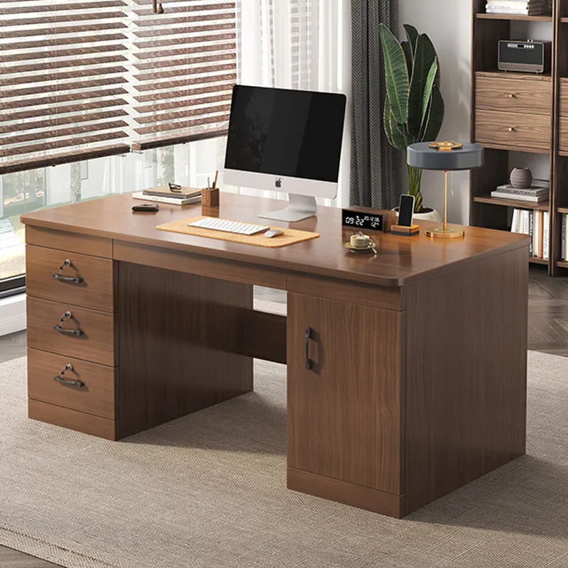Home Desktop Computer Desk Simple Modern Office Table Workstation Writing Desk Ideal Home Spaces escrivaninha Office Furniture