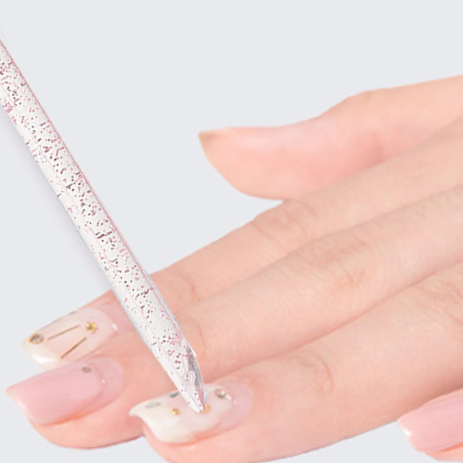 

100pcs Nail Rhinestone Picker Pen Dual End Dotting Tool for Nail Art Supplies Crystal Pickup Stick Manicure Tools Replacement