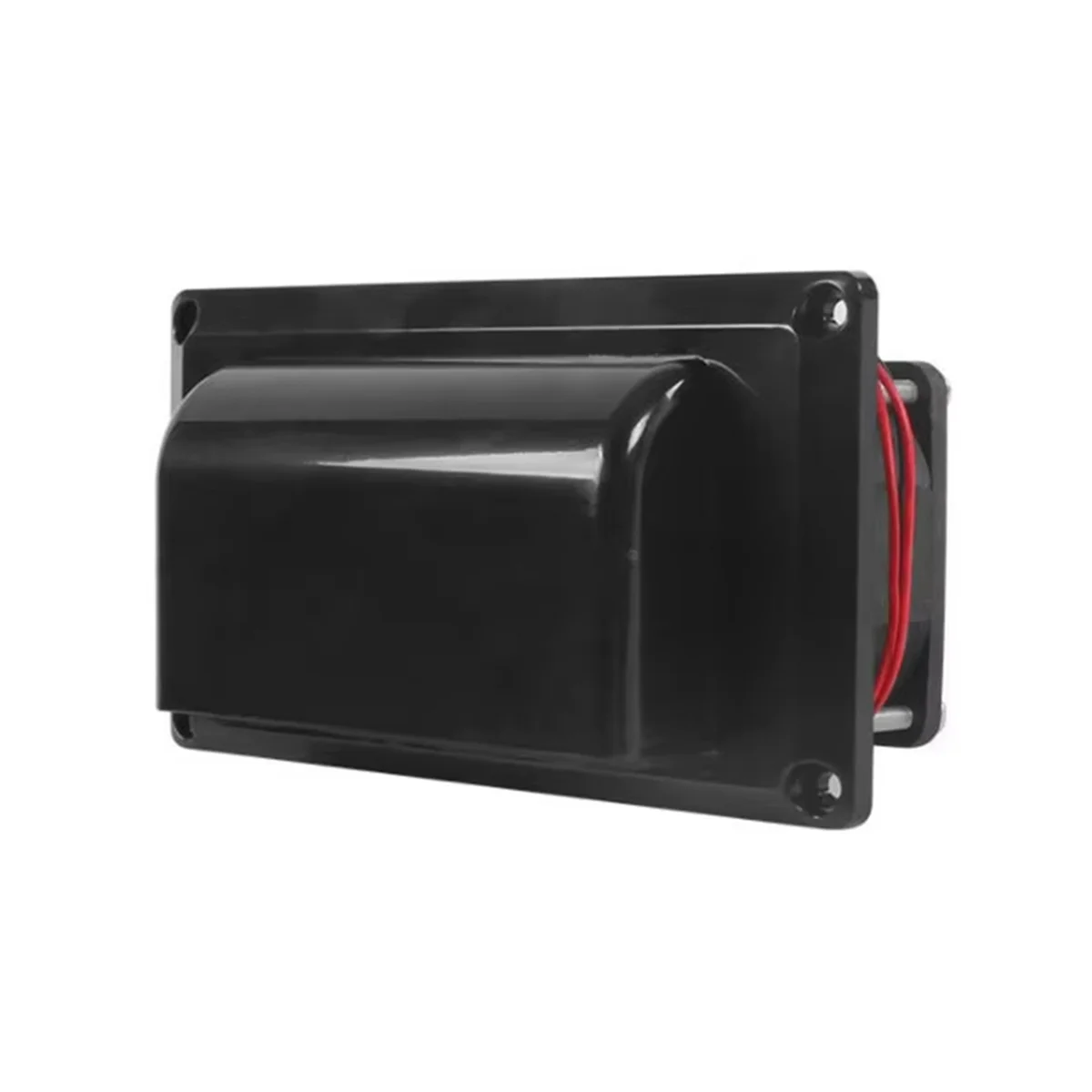 قافلة متنقل مقطورة الجانب تنفيس الهواء مروحة العادم RV DC12V للمعسكر، مقطورة، قارب، البحرية، يخت (أسود) -T45C