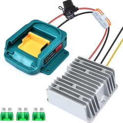 Step Down Converter DC 18V To DC 12V Adapter for Makita 18V Li-ion Battery 180W 15A DIY Automatic Buck Boost Converter Regulator