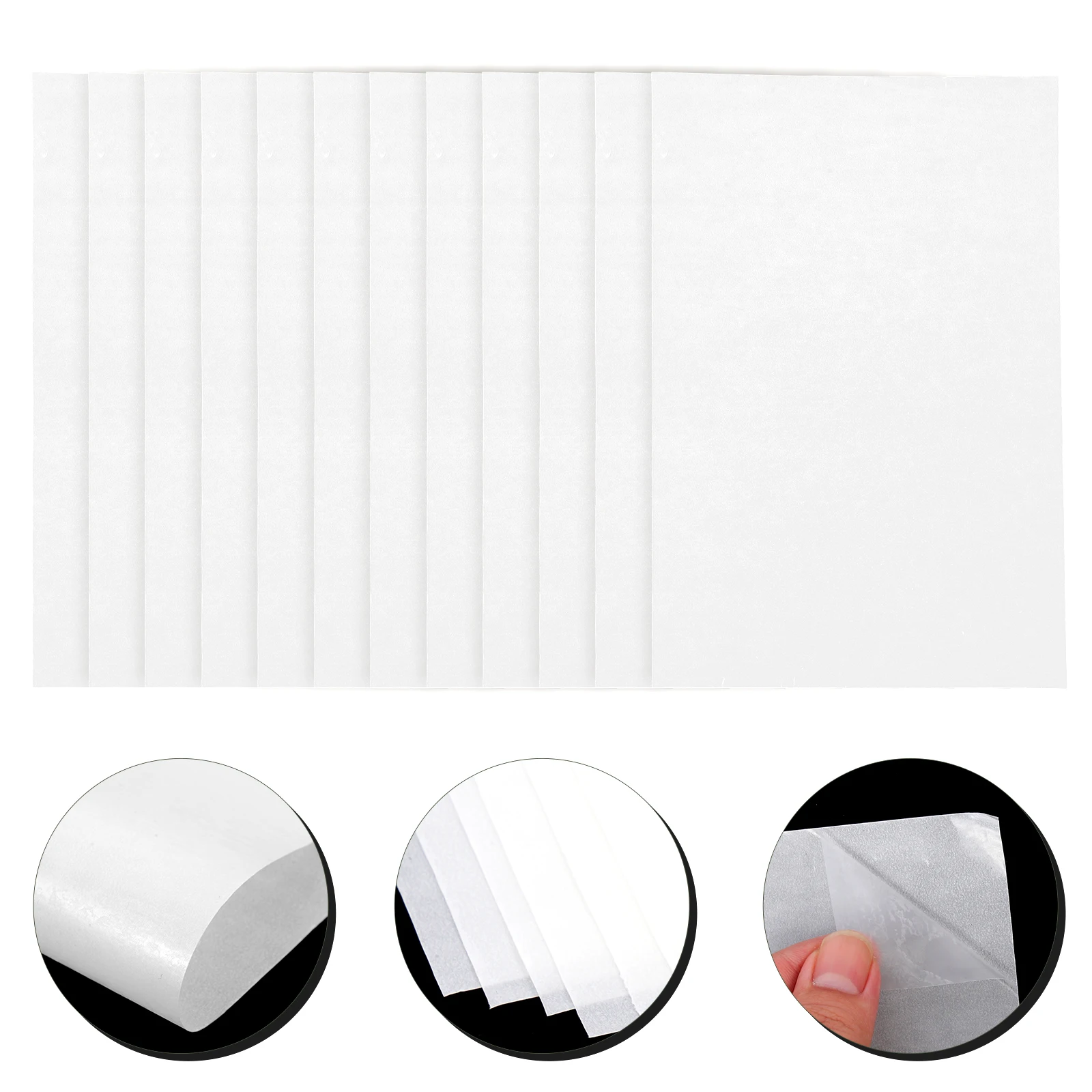 

20 Sheets Ironing Patch Double-sided Fabric Tape for Clothes Mending Adhesive Hemming Non-woven Sewing Supplies