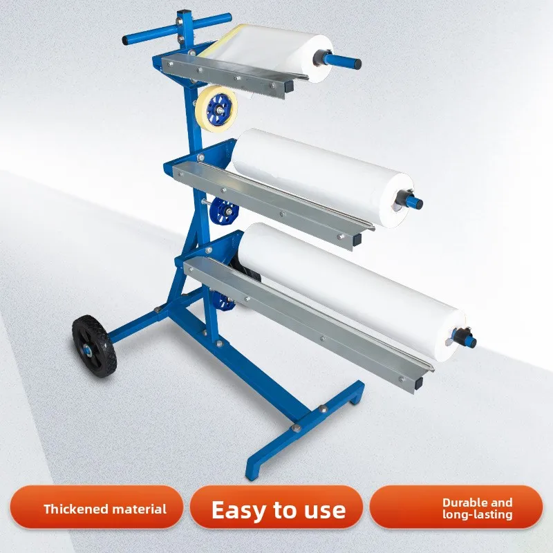 Automotive Spray Painting Masking Paper Cutting Rack Painter Shielding Paper Rack Mobile Cutting Rack
