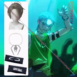 ALIEN STAGE Round 7 Blink Gone Till Cosplay Wig With Accessory Necklace Arm Decoration Performance Parts Prop For Anime Party